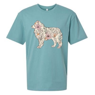 Australian Shepherd Aussie Dog Mom Sueded Cloud Jersey T-Shirt