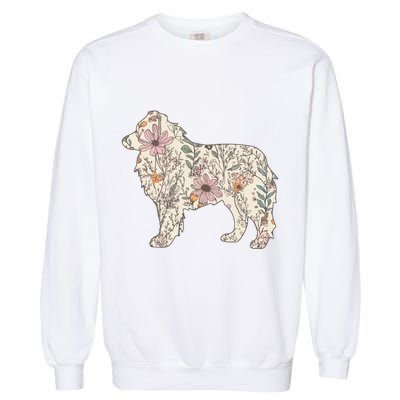 Australian Shepherd Aussie Dog Mom Garment-Dyed Sweatshirt