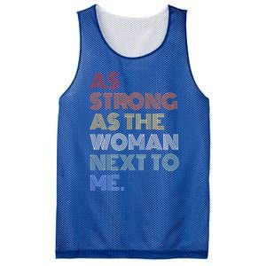 As Strong As The Next To Me Gift Mesh Reversible Basketball Jersey Tank