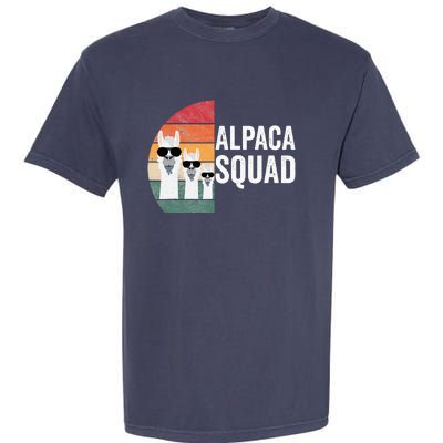 Alpaca Squad Apparel LLama Lovers Friendship Cute Alpacas Garment-Dyed Heavyweight T-Shirt