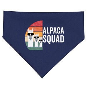 Alpaca Squad Apparel LLama Lovers Friendship Cute Alpacas USA-Made Doggie Bandana