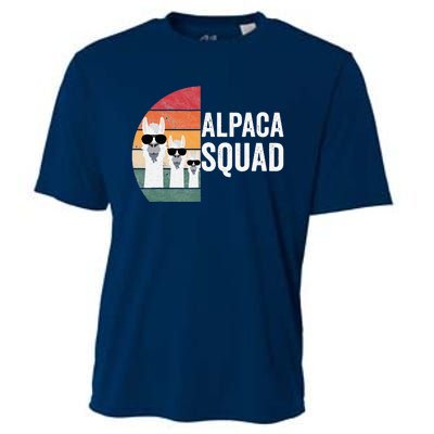 Alpaca Squad Apparel LLama Lovers Friendship Cute Alpacas Cooling Performance Crew T-Shirt