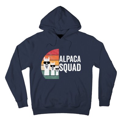 Alpaca Squad Apparel LLama Lovers Friendship Cute Alpacas Hoodie