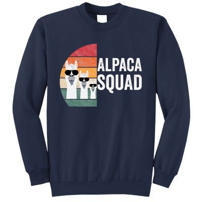 Alpaca Squad Apparel LLama Lovers Friendship Cute Alpacas Sweatshirt