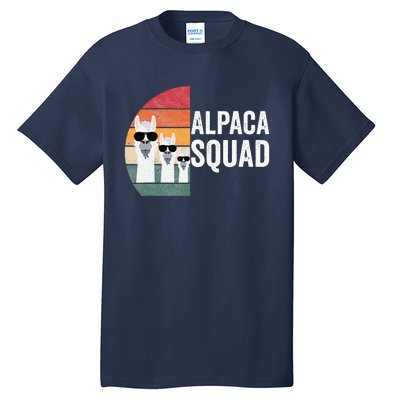 Alpaca Squad Apparel LLama Lovers Friendship Cute Alpacas Tall T-Shirt