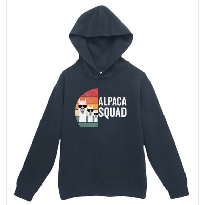 Alpaca Squad Apparel LLama Lovers Friendship Cute Alpacas Urban Pullover Hoodie