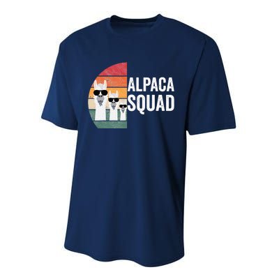 Alpaca Squad Apparel LLama Lovers Friendship Cute Alpacas Performance Sprint T-Shirt