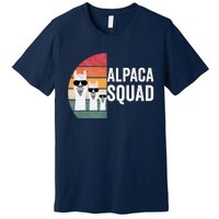 Alpaca Squad Apparel LLama Lovers Friendship Cute Alpacas Premium T-Shirt