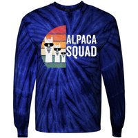 Alpaca Squad Apparel LLama Lovers Friendship Cute Alpacas Tie-Dye Long Sleeve Shirt