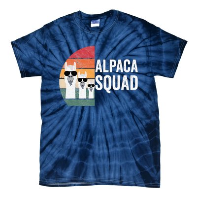 Alpaca Squad Apparel LLama Lovers Friendship Cute Alpacas Tie-Dye T-Shirt