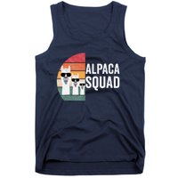 Alpaca Squad Apparel LLama Lovers Friendship Cute Alpacas Tank Top