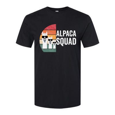 Alpaca Squad Apparel LLama Lovers Friendship Cute Alpacas Softstyle CVC T-Shirt