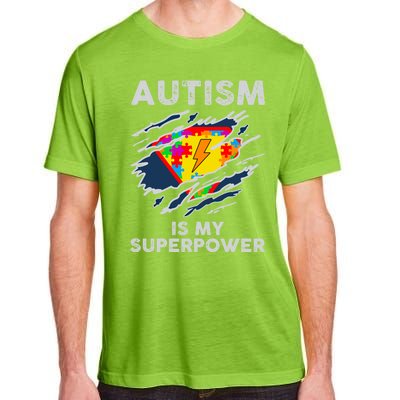 Autism Superpower Autism Awareness Day Gift Adult ChromaSoft Performance T-Shirt