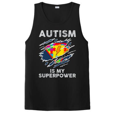 Autism Superpower Autism Awareness Day Gift PosiCharge Competitor Tank