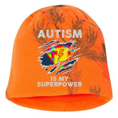 Autism Superpower Autism Awareness Day Gift Kati - Camo Knit Beanie