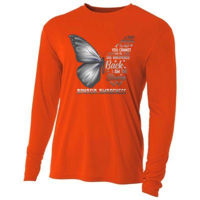 Aphasia Support Awareness Print Gift Cooling Performance Long Sleeve Crew