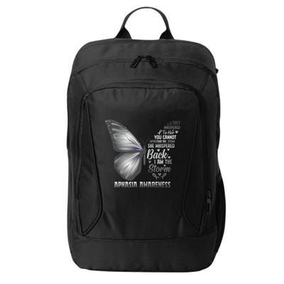 Aphasia Support Awareness Print Gift City Backpack