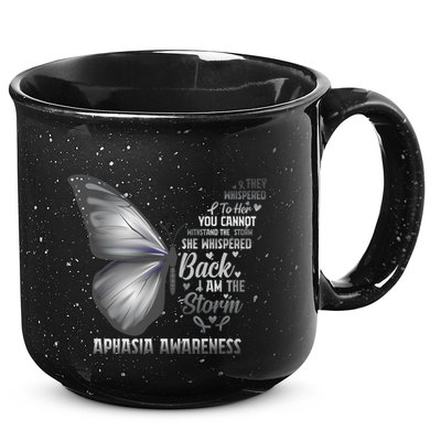 Aphasia Support Awareness Print Gift 15oz Campfire Ceramic Mug