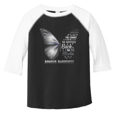 Aphasia Support Awareness Print Gift Toddler Fine Jersey T-Shirt
