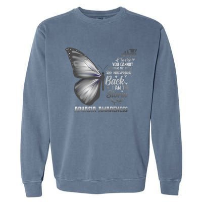 Aphasia Support Awareness Print Gift Garment-Dyed Sweatshirt