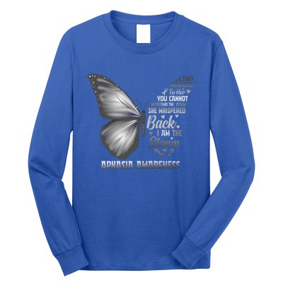 Aphasia Support Awareness Print Gift Long Sleeve Shirt