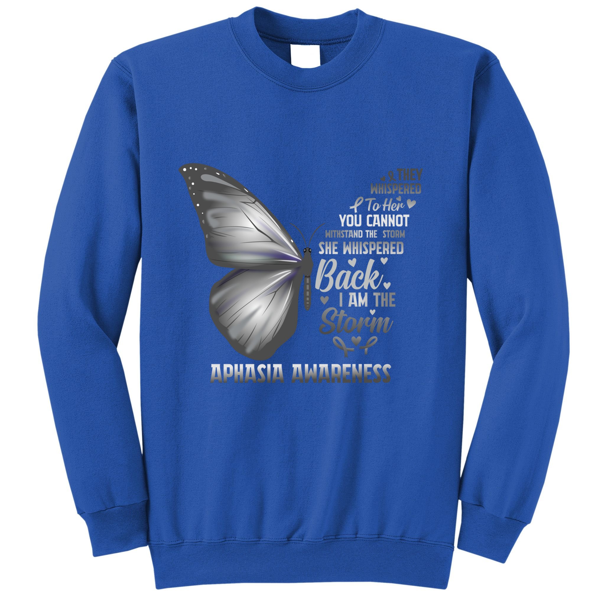 Aphasia Support Awareness Print Gift Sweatshirt