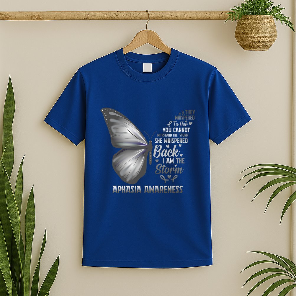 Aphasia Support Awareness Print Gift T-Shirt