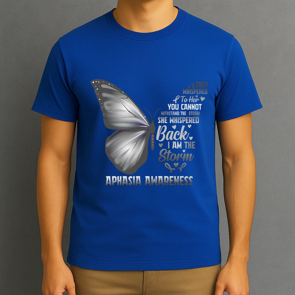 Aphasia Support Awareness Print Gift T-Shirt