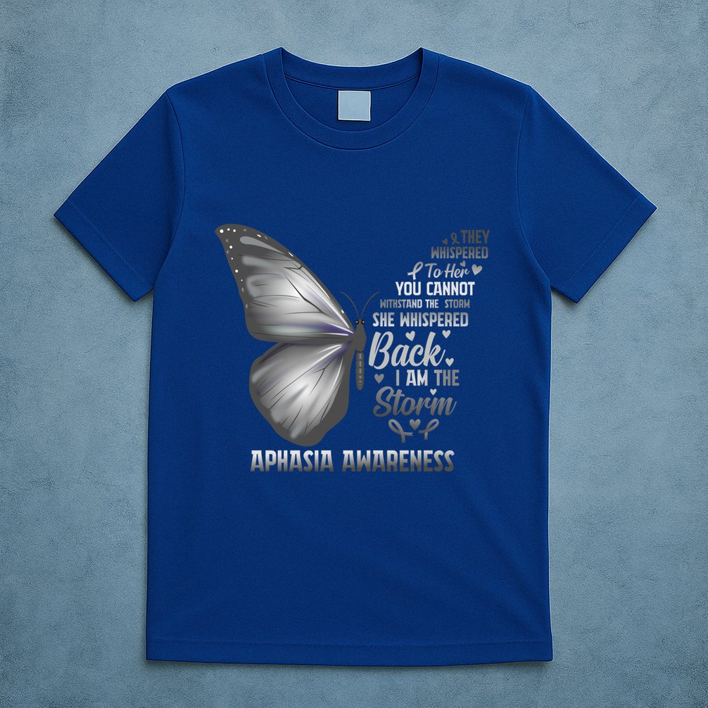 Aphasia Support Awareness Print Gift T-Shirt