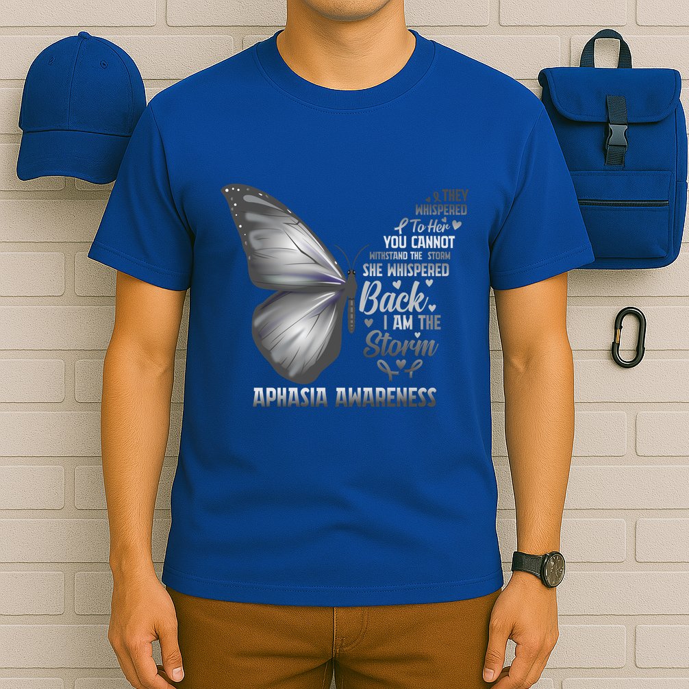 Aphasia Support Awareness Print Gift T-Shirt