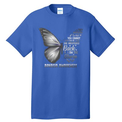 Aphasia Support Awareness Print Gift Tall T-Shirt