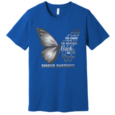 Aphasia Support Awareness Print Gift Premium T-Shirt