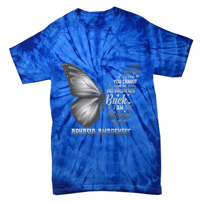 Aphasia Support Awareness Print Gift Tie-Dye T-Shirt