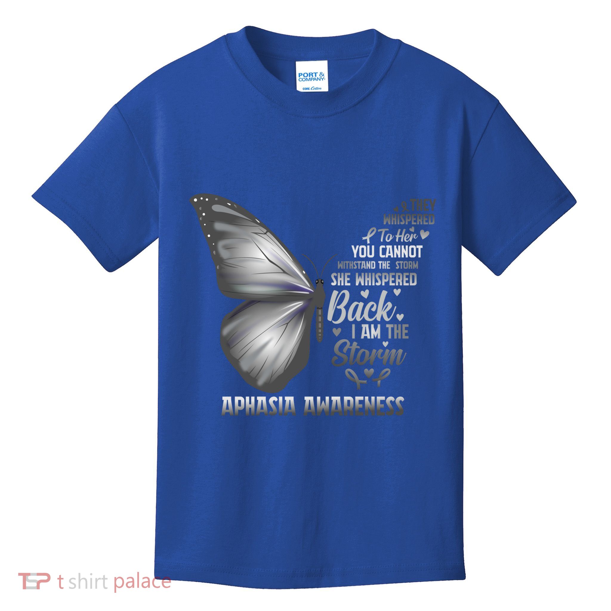 Aphasia Support Awareness Print Gift Kids T-Shirt