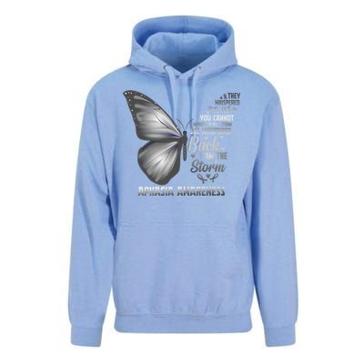 Aphasia Support Awareness Print Gift Unisex Surf Hoodie