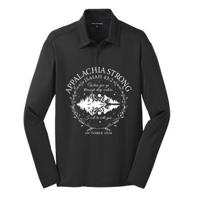 Appalachia Strong Silk Touch Performance Long Sleeve Polo