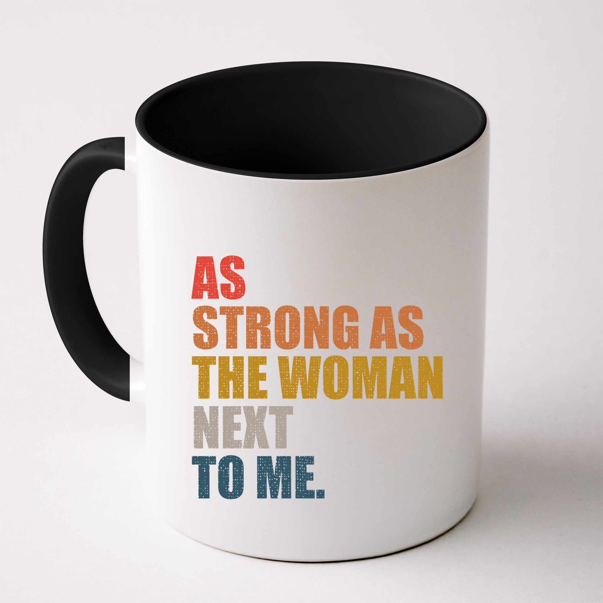 As Strong As The Next To Me Vintage Retro Gift Mug