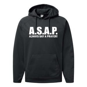 ASAP Always Say A Prayer Performance Fleece Hoodie