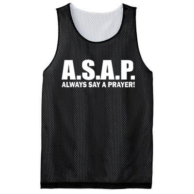 ASAP Always Say A Prayer Mesh Reversible Basketball Jersey Tank