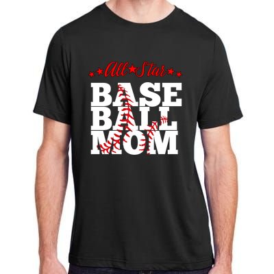 All Star Baseball Mom Cute Gift Adult ChromaSoft Performance T-Shirt