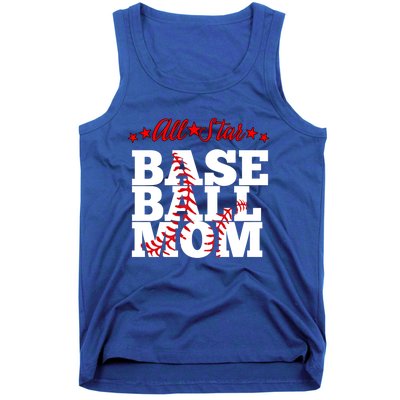 All Star Baseball Mom Cute Gift Tank Top