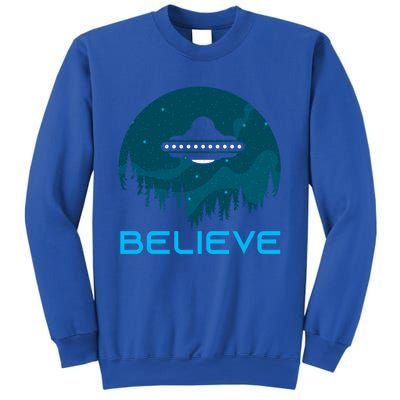 Alien Spaceship Believe Ufo Day Great Gift Sweatshirt