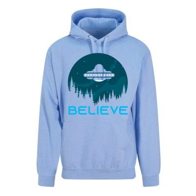 Alien Spaceship Believe Ufo Day Great Gift Unisex Surf Hoodie