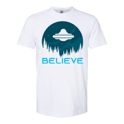 Alien Spaceship Believe Ufo Day Great Gift Softstyle CVC T-Shirt