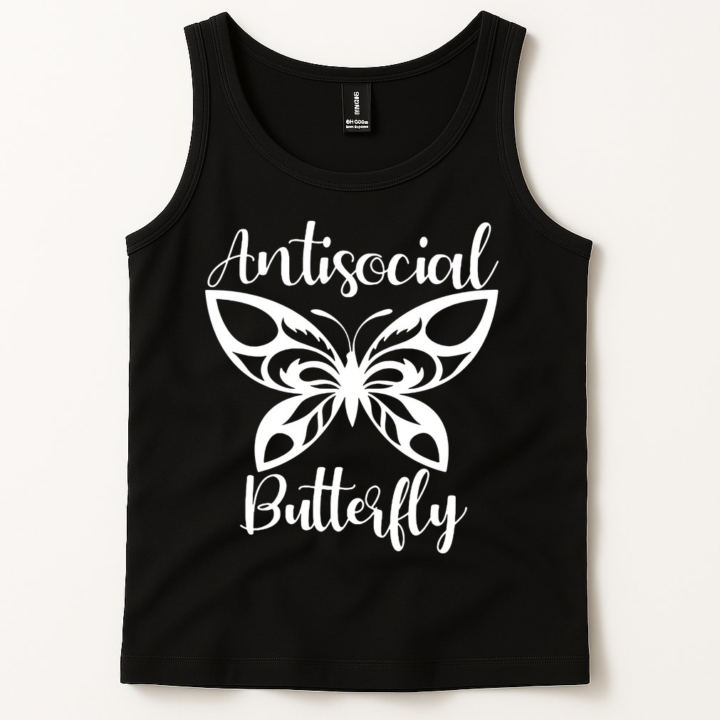 Anti Social Butterfly Tank Top