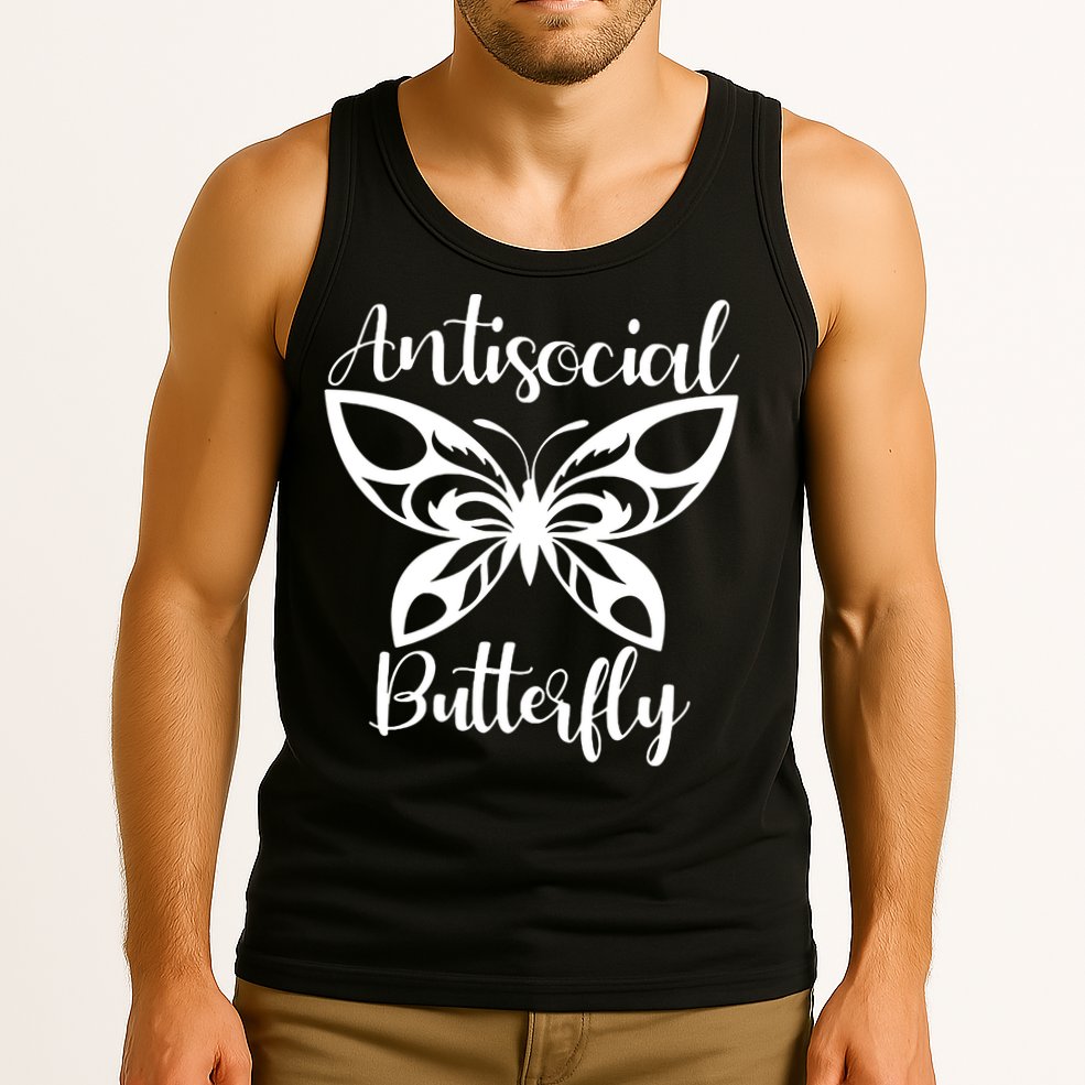 Anti Social Butterfly Tank Top
