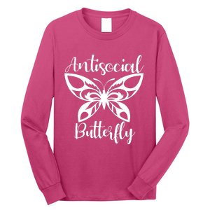 Anti Social Butterfly Long Sleeve Shirt