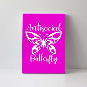 Anti Social Butterfly Canvas