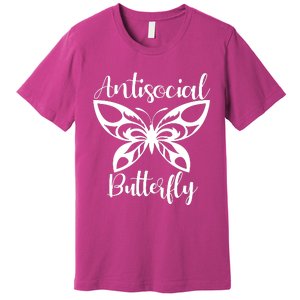 Anti Social Butterfly Premium T-Shirt