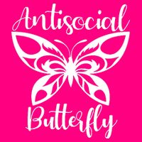 Anti Social Butterfly Womens Tank Top
